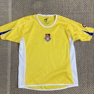 Challenger Teamwear Sports BRITISH SOCCER Yellow Futbol Jersey Youth Medium